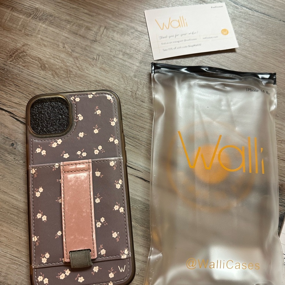 iPhone 14 Pro Max Walli Floral Phone Case - Brown